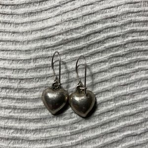 Silver heart Earrings